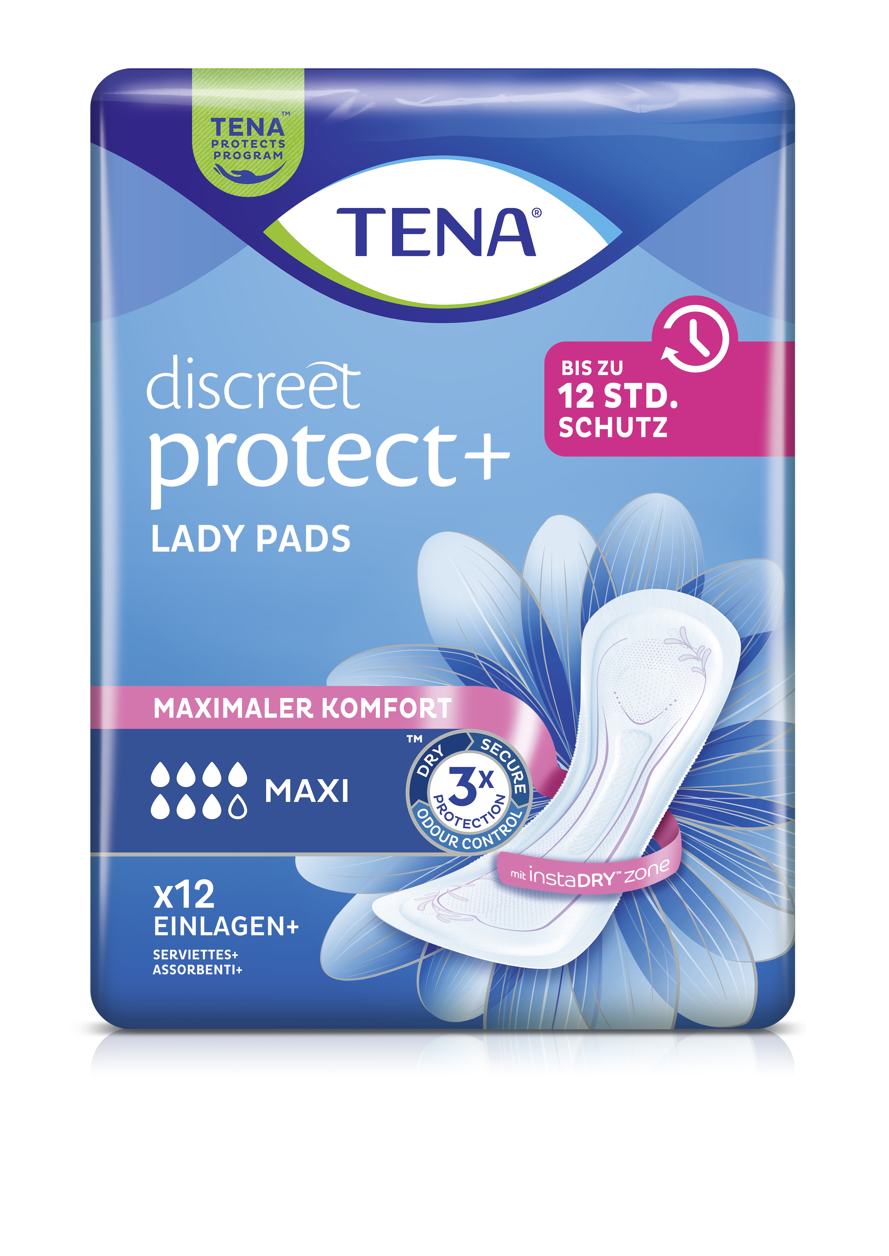 TENA Lady Discreet Maxi, Einlage