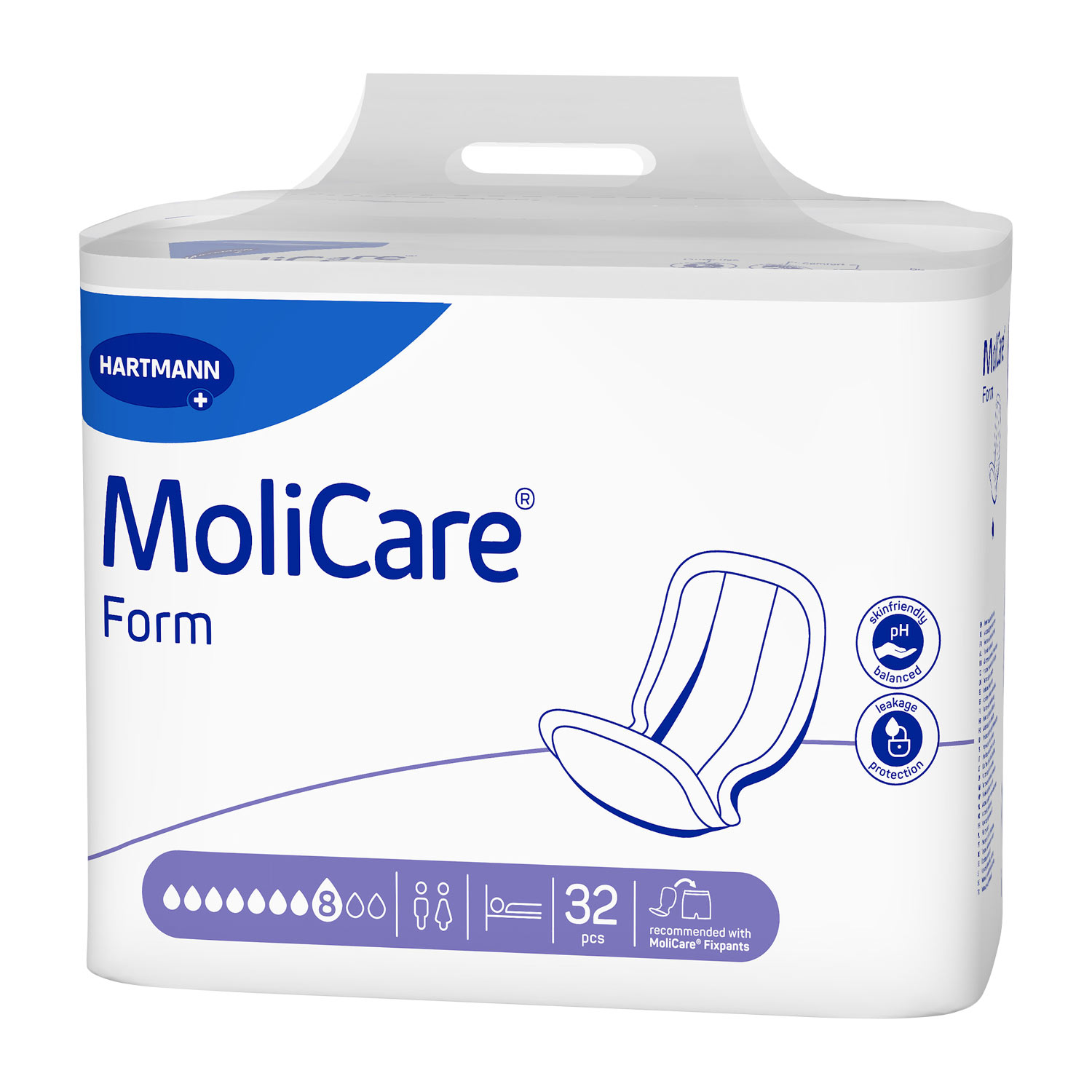 MoliCare Form 8 Tropfen, Vorlage