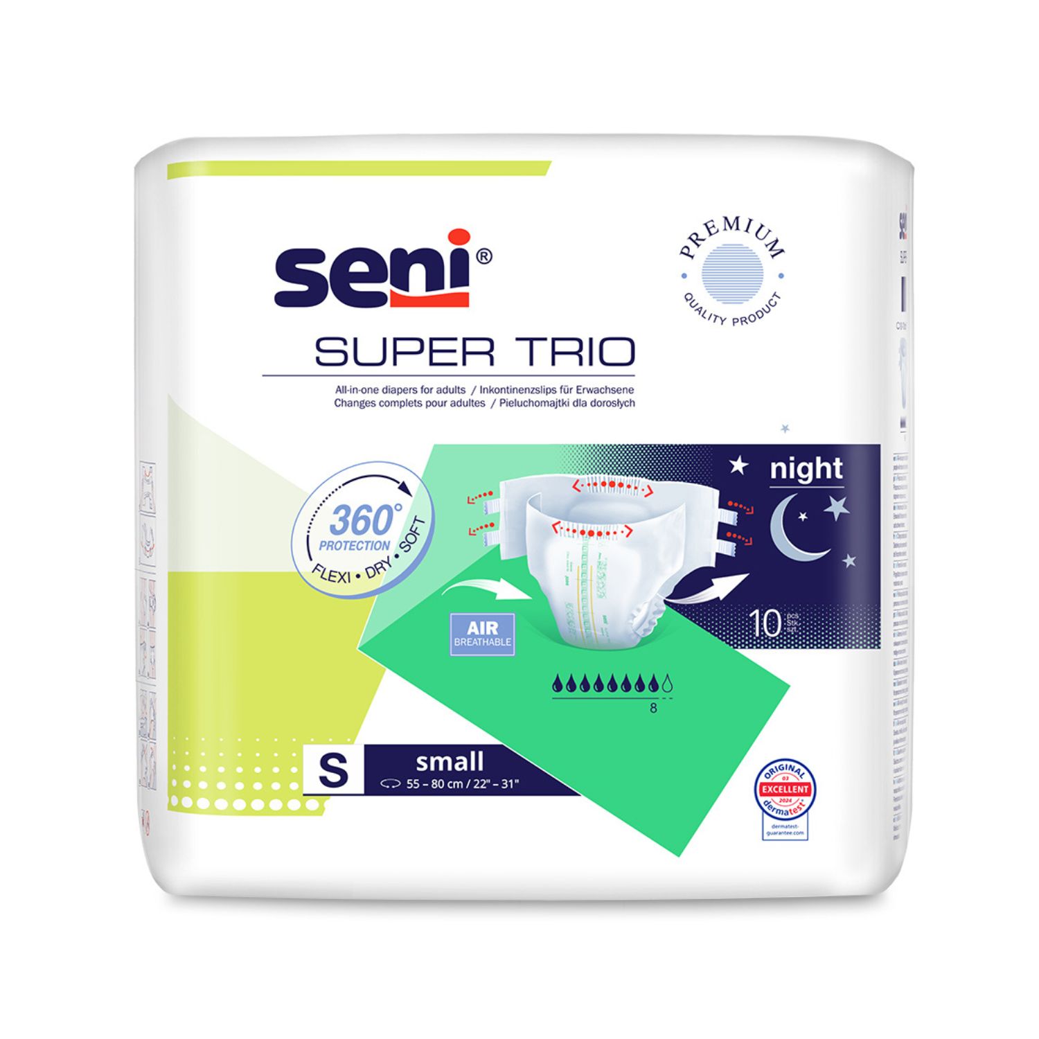 Seni Super Trio, Windeln