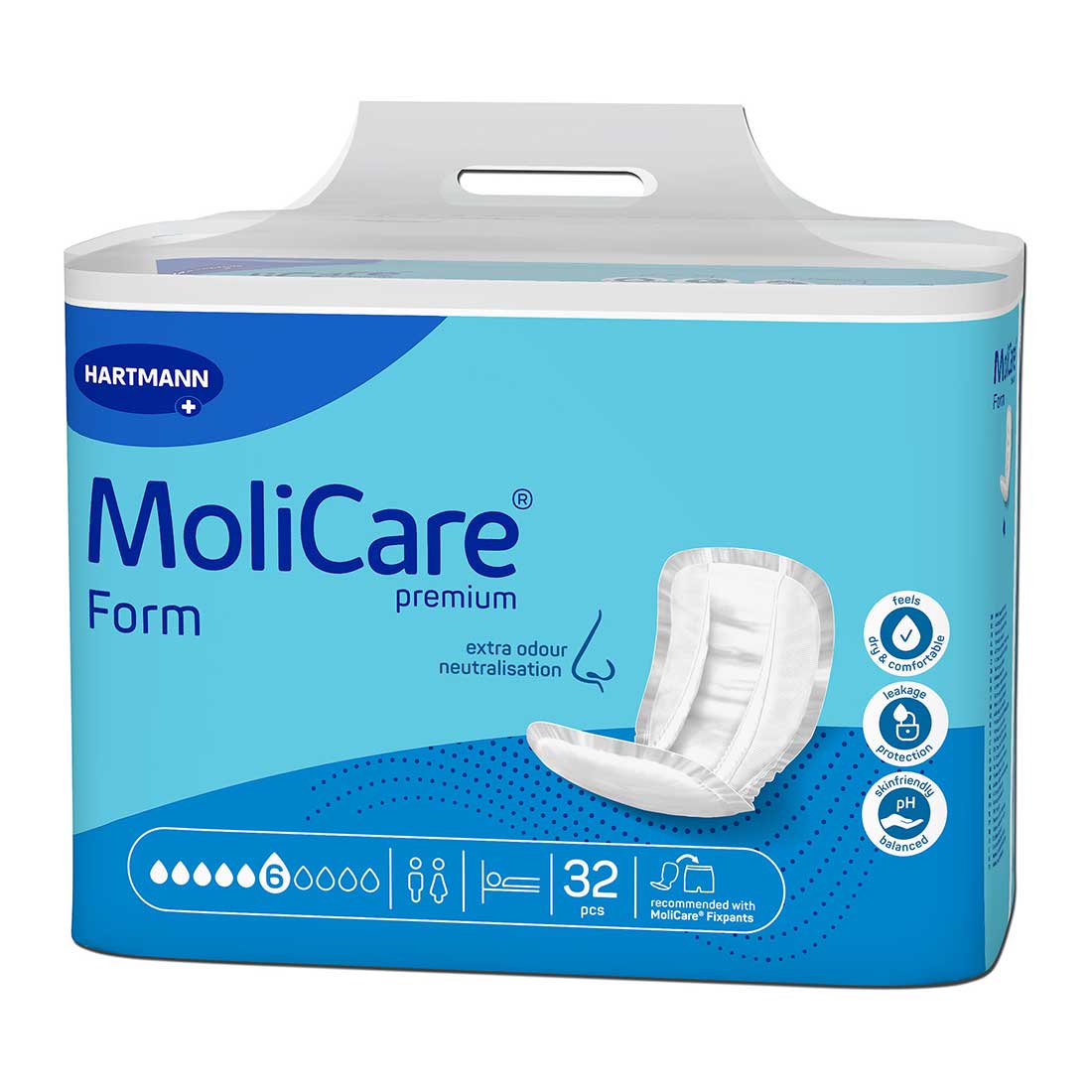 MoliCare Premium Form 6 Tropfen, Vorlage