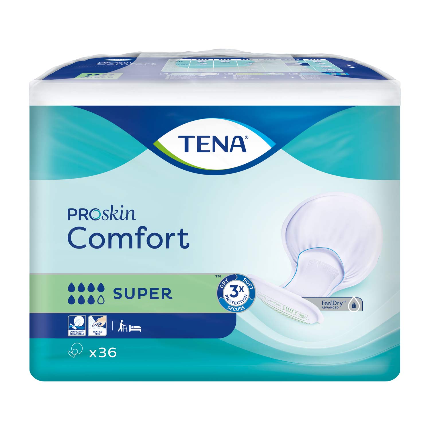 TENA Comfort Super, Vorlage