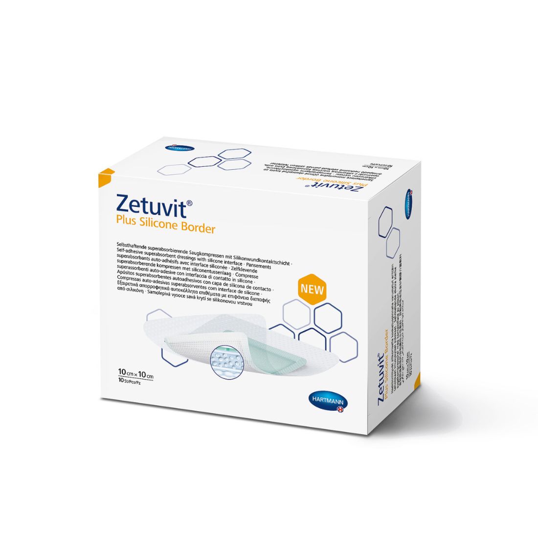 Zetuvit Plus Silicone Border selbstklebende Einmal-Wundauflage