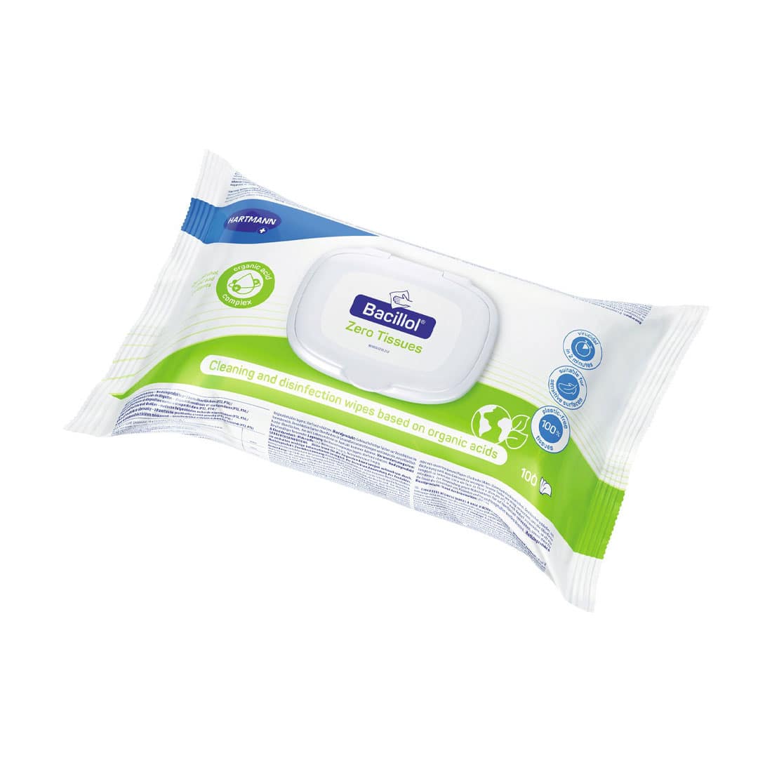 Hartmann Bacillol Zero Tissues, 100 Stück