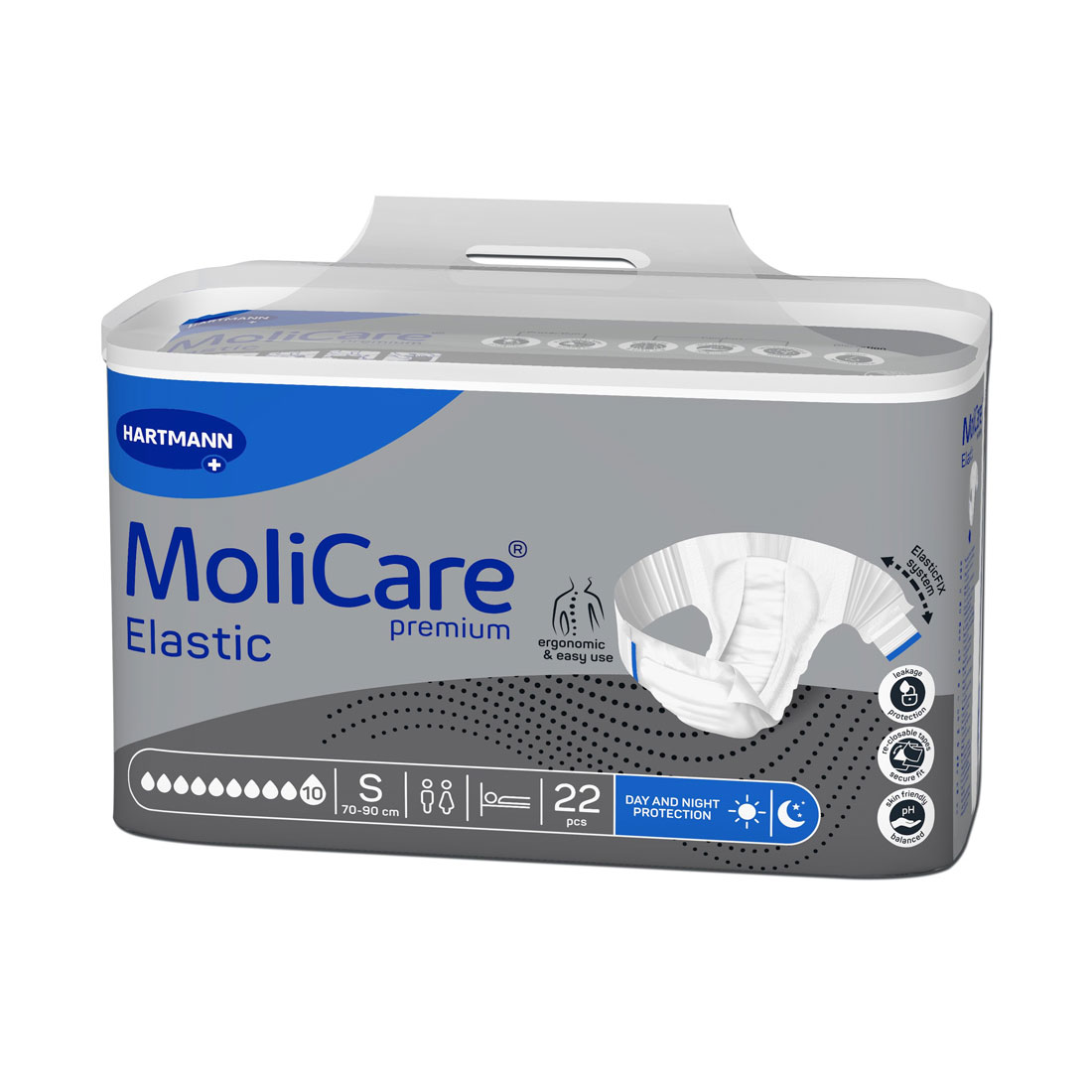 MoliCare Premium Elastic 10 Tropfen, Windel