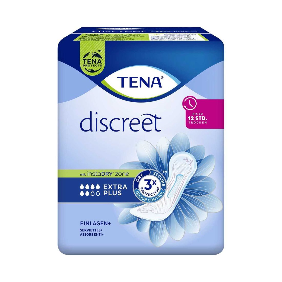 TENA Lady Discreet Extra Plus, Einlage, Sparpaket (6 x 16 Stück)