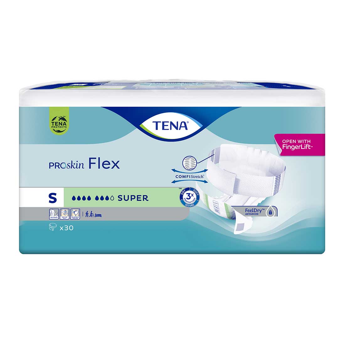 TENA Flex Super, Vorlage